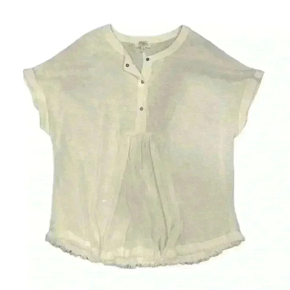 Tops - Umgee Women’s Linen Buttoned Blouse